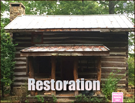 Historic Log Cabin Restoration  Thomas County, Georgia